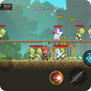 Side-view combat